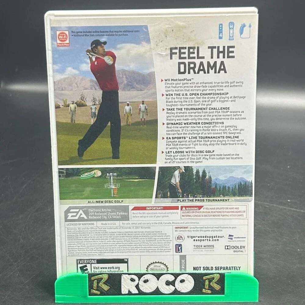 Tiger Woods PGA TOUR 10 Wii (Nintendo Wii, 2009) EA Sports CIB